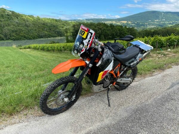 Tête de fourche rallye KTM 950 SE