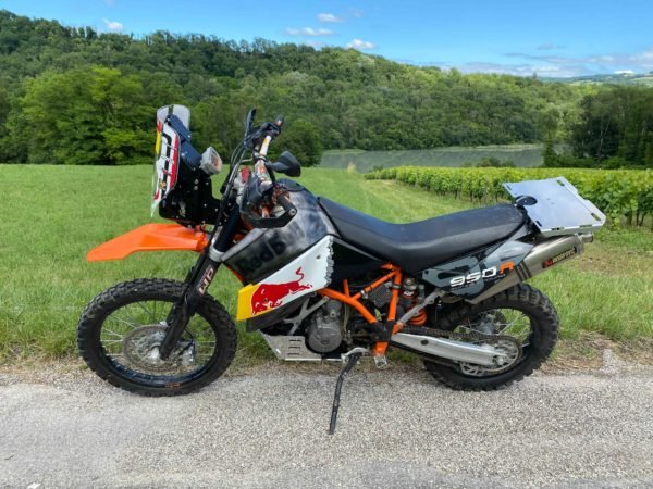 Tête de fourche rallye KTM 950 SE