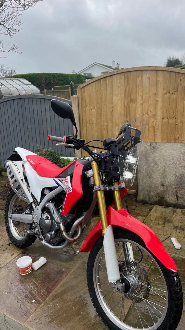 Tête de fourche Rally - 2 feux - Honda CRF 250 et 300 L