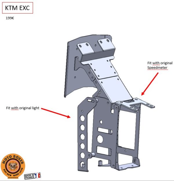 Mini Tête de fourche KTM EXC