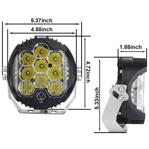 Projecteur LED 8000 lumens diamètre 160mm – Image 2