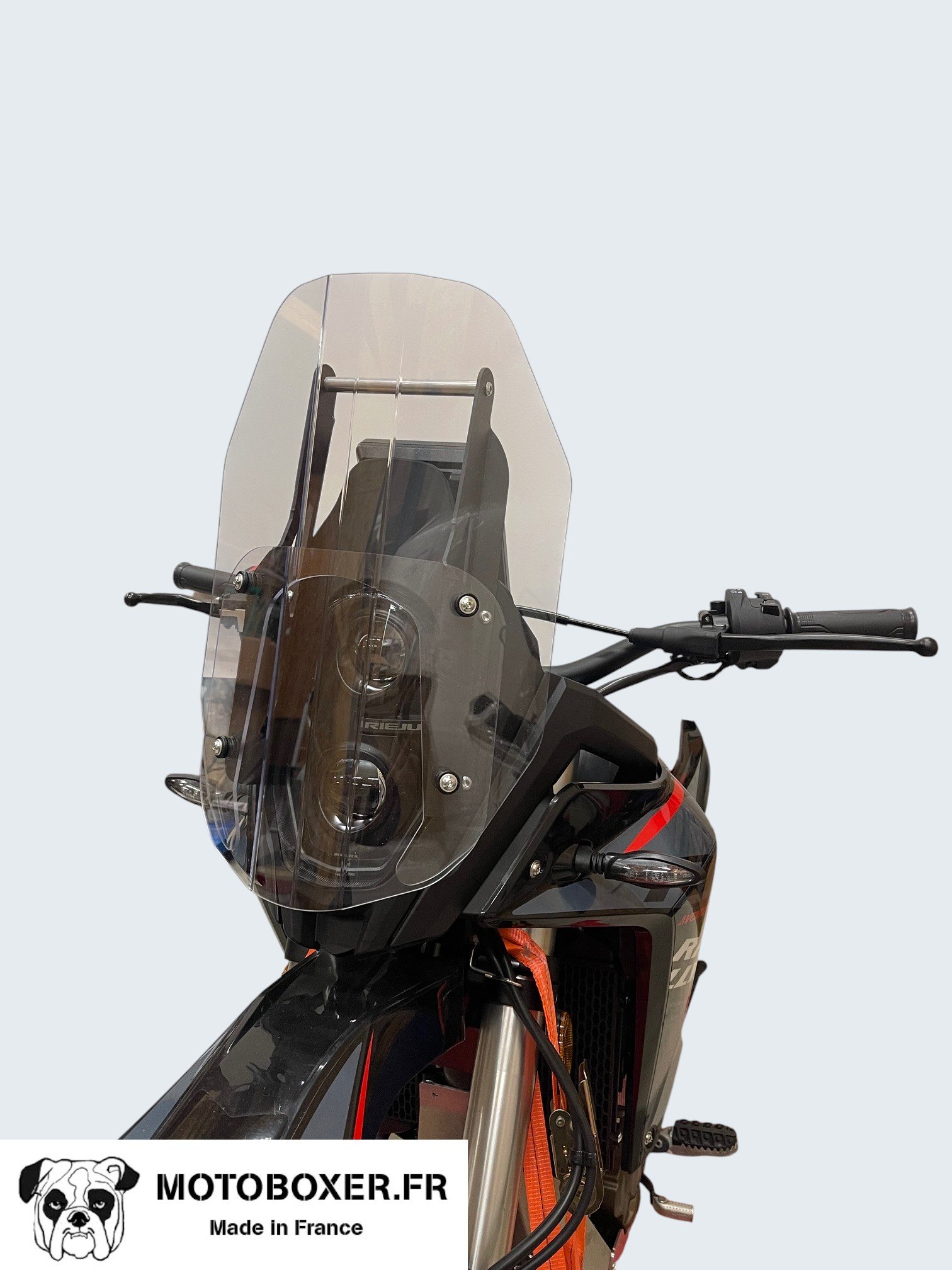 Bulle haute & protection feu - Rieju Aventura 307